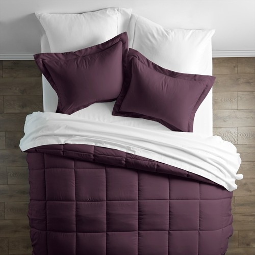 Kaycie Gray Basics 8PC Bedding Set Ultra Soft Luxury 8 Different Colors - Picture 38 of 54