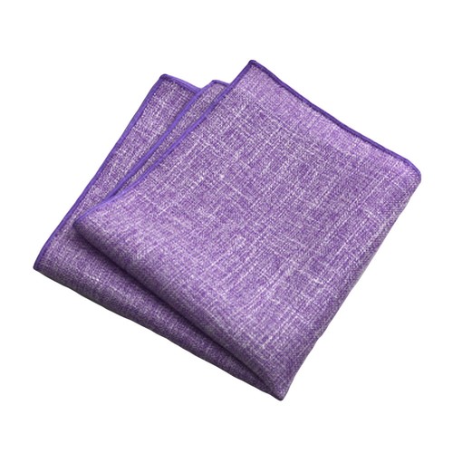 HOT Men Simple Plain Linen Cotton Pocket Square Hanky Business Party hot new - Bild 10 von 20