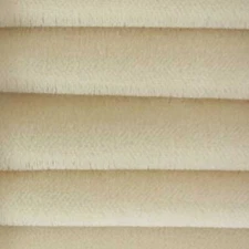 1/6 yard 420S White INTERCAL 4mm 5/32" Dense Straight Mohair Teddy Bear Fabric