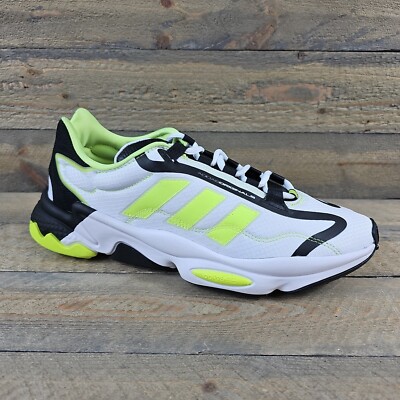 adidas Ozweego Pure Originals Men's Shoes Sz 8 White/Solar Yellow/Black NWT