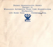 Chattanooga TN Automotive Trade Code Administration Postal Cover 