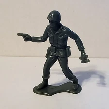 Vintage Tim-Mee Green USA American Toy Soldier Army Man 60MM Figure Figurine