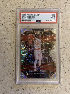 2019-20 Panini Select Cam Reddish Concourse Silver Disco PSA 9 Pop 21 #96 Hawks