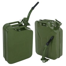 2PCS 20l Jerry Can Tank Emergency Backup Army Military Green Gasoline Oil 5 Gal