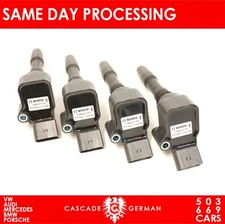 4x NEW Genuine Bosch VW Audi Porsche EA888 Ignition Coil Pack Set 06H905110L