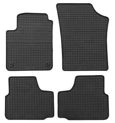 Gummimatten 4-Teile schwarz für VW Up ab 11/2011 / Cross Up ab 09/2013 PETEX