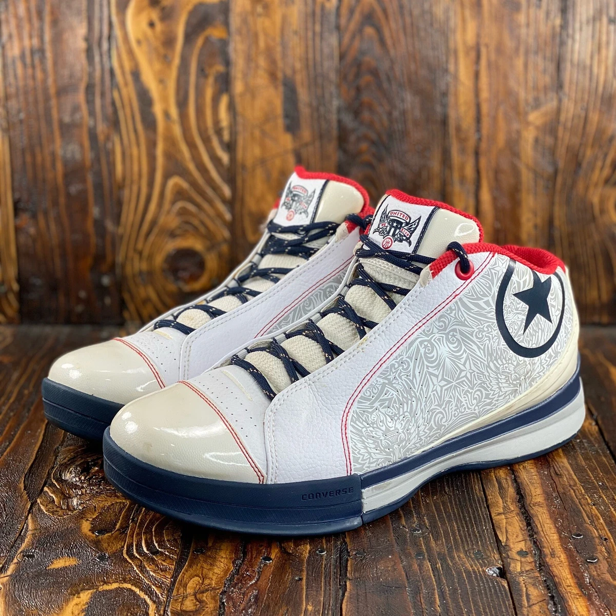 Rare Converse All Star United We Rise 2008 Olympics Basketball Shoes Men Size 13 eBay