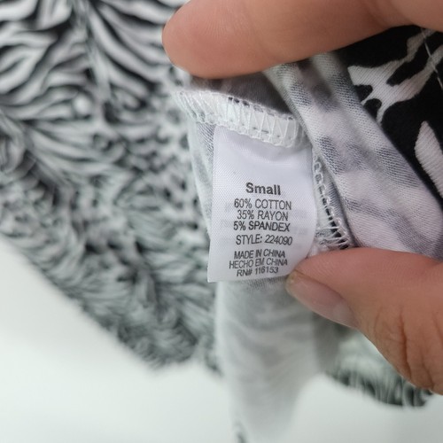 Mini vestido corto Poof New York ajustado y acampanado para mujer pequeño estampado de cebra elástico - Imagen 11 de 14