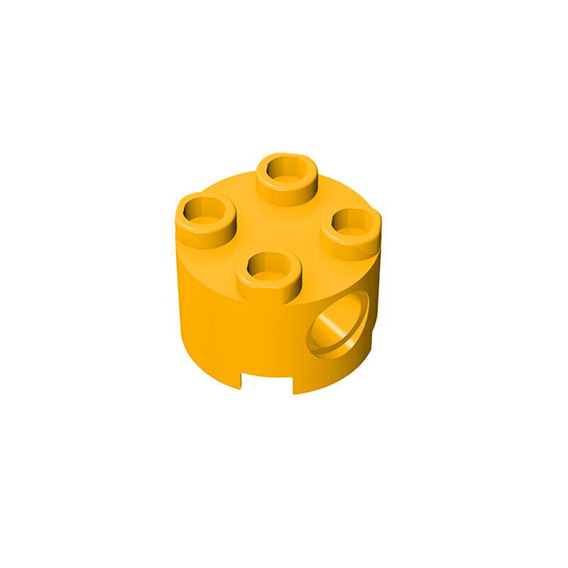 Part 17485 Brick Round 2 x 2 with Pin Holes Black Building Part 17485 Brick Round 2 x 2 with Pin Holes Black Building