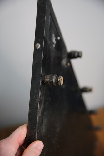 Vintage Antique Odd Fellows Pyramid light Lamp Triangle Oddity Black gothic - Picture 12 of 15