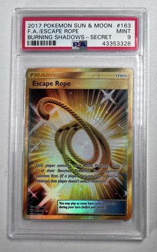 Escape Rope graded PSA 9 for sale on eBay