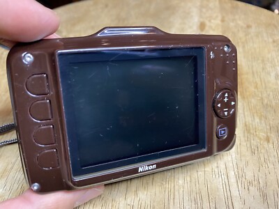 Nikon COOLPIX S31 10.1MP Digital CCD Camera Brown RARE Tested