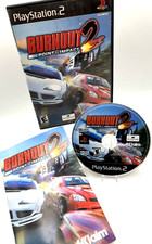 Burnout 2: Point of Impact (Sony PlayStation 2, 2002) Black Label Tested & CIB_