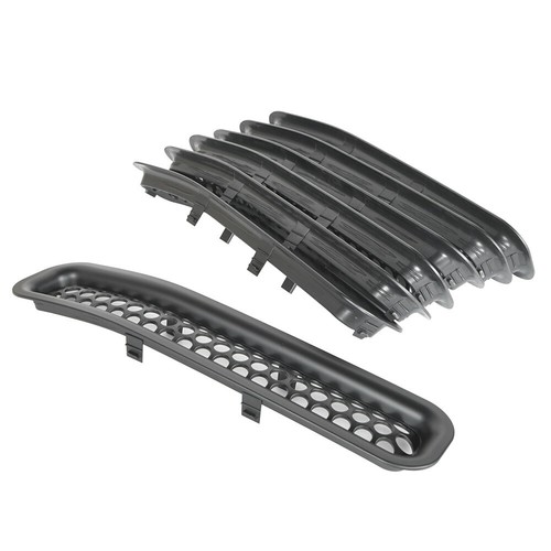 Mesh Grill Inserts Front Grille Guard Cover Clip-in Fit Jeep Wrangler 97-06 TJ - Picture 8 of 11
