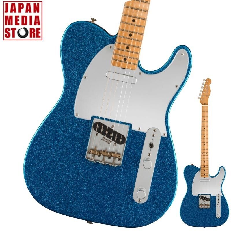 Fender J Mascis Telecaster Maple Bottle Rocket Blue Flake Guitar Brand NEW
