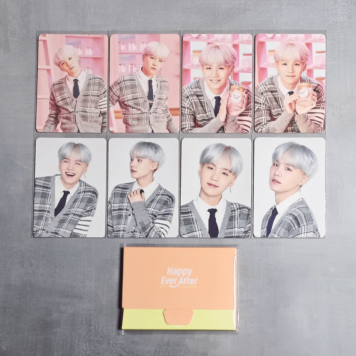 ユンギ SUGA BTS ミニフォト ハピエバ 韓国 4th ソウル セット ユンギ SUGA BTS ミニフォト ハピエバ 韓国 4th ソウル セット