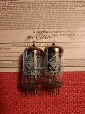 Telefunken Ecc 83 - Vintage Tubes Duo With Ra...