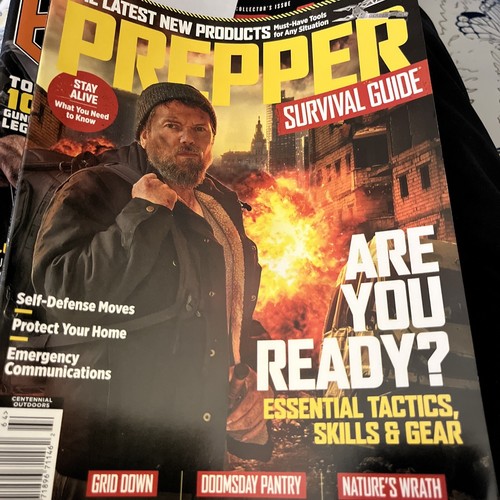 Prepper Survival Guide magazine Are You Ready Essential Tactics Skills Gear T321 - 第 1/5 張圖片