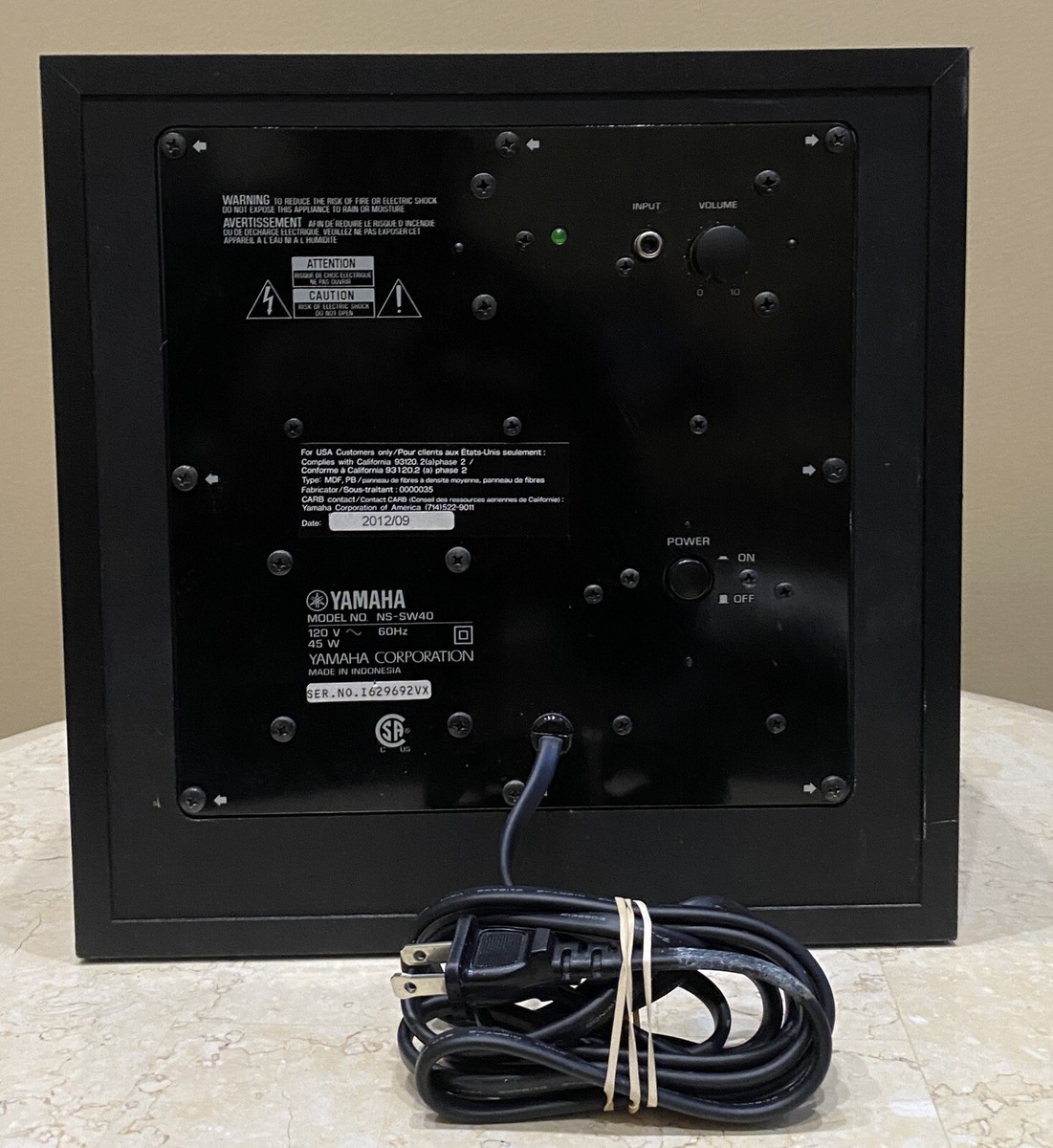 YAMAHA NS-SW40 ヤマハ パワードサブウーファー YAMAHA NS-SW40 ヤマハ パワードサブウーファー 2025年最新】ns