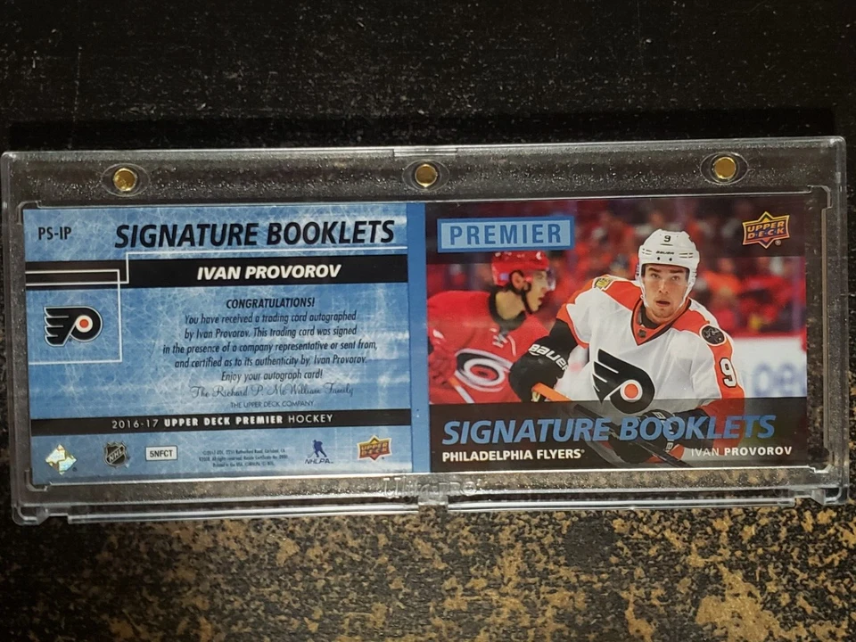 2016-17 Premier IVAN PROVOROV Signature Booklets! #PS-IP Philadelphia Flyers! - Image 3 of 3