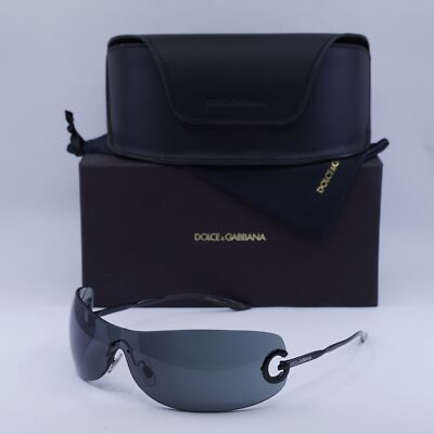 DOLCE & GABBANA DG2308 01/87 Black/Dark Grey 141--125