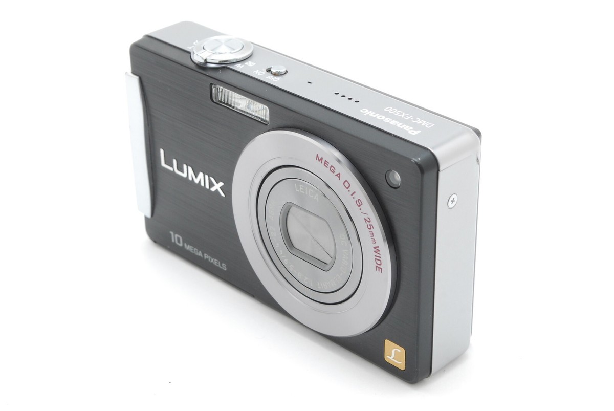 Rare!! [MINT w/BOX] Panasonic Lumix DMC-FX500 Black Compact