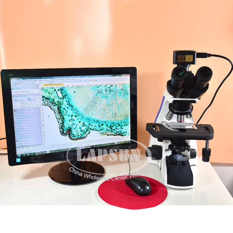 Microscopio biológico industrial Sony IMX183 USB 3.0 20MP / 18MP 1" cámara con montaje en C