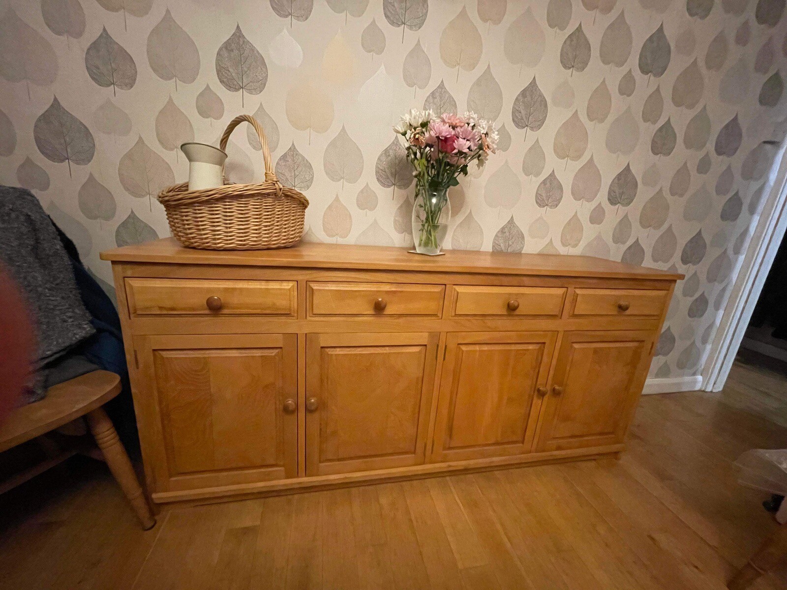 solid oak sideboard used (view Pictures) eBay
