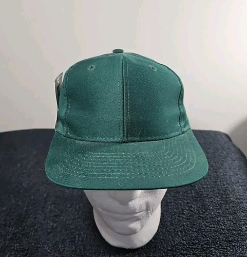 NEW W/ TAGS Vintage The Game Blank Green YOUTH Snapback Cap Hat NWT