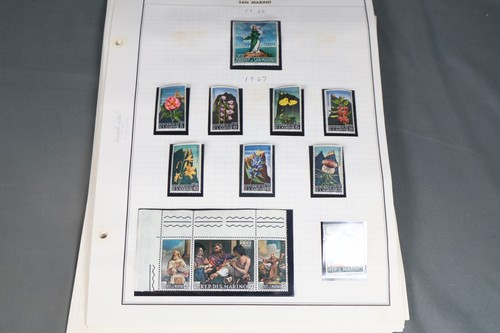 SAN MARINO 1899-1976 ALL MINT STAMP COLLECTION OF 399 ON ALBUM PAGES - Picture 8 of 22