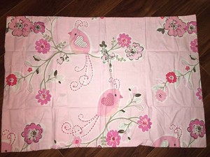Pottery Barn Kids Clara Bird Pillow Case Pink Floral Nwot Ebay