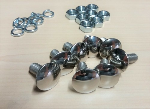 VW Beetle & Camper Stainless Steel Bumper Bolts Also fits Caravelle etc - Bild 2 von 3