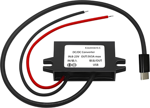 Quick Charge QC3.0 USB C Converter DC 12V/24V to 5V 3A USB Type-C Buck Chargi... - Picture 9 of 12
