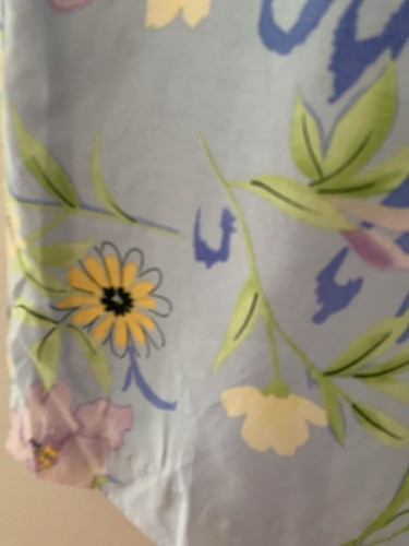 VTG Allison Taylor Women SZ M Boho Festival Lined Silk 70% Skirt Multi Floral - Picture 4 of 14