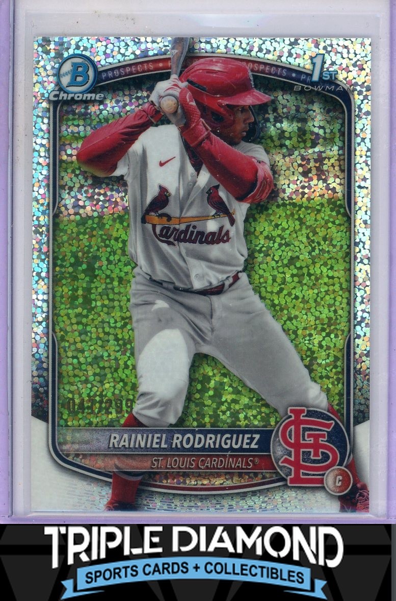 2025 Bowman Chrome 1st Rainiel Rodriguez Speckle Refractor #041/299 R194