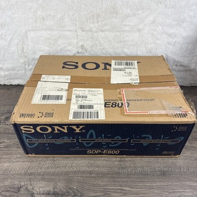 Sony SDP-E800 5.1 Surround Processor & LaserDisc AC-3RF NEW Open box NOB