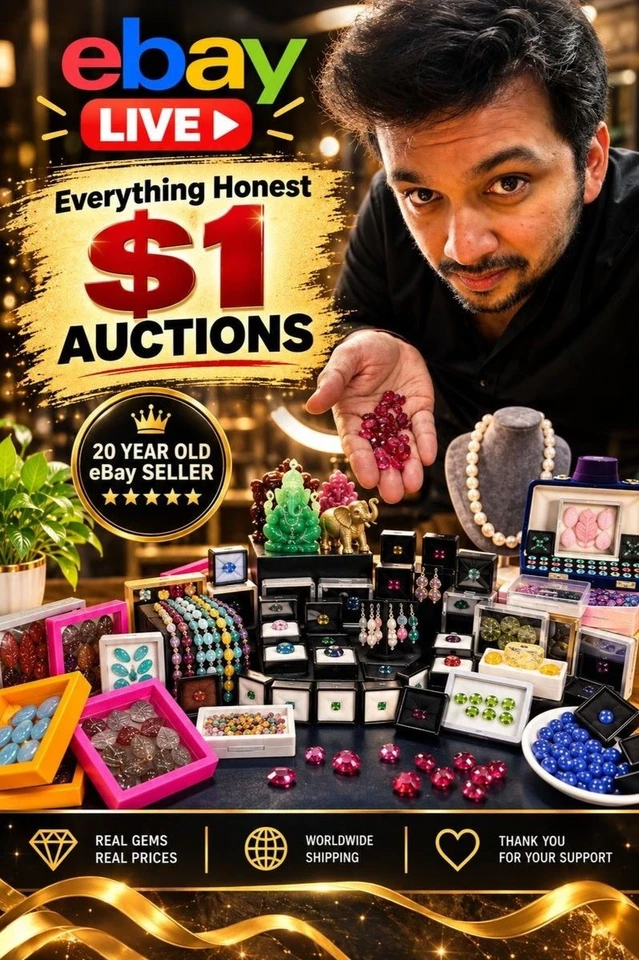 🔥 COLLECTOR'S GEM AUCTION | Sterling Jewelry, Opals & More | $1 Start