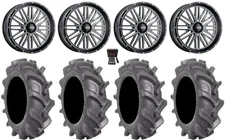 ITP Momentum 22" Wheels Milled 40" BKT AT 171 Tires Can-Am Renegade Outlander