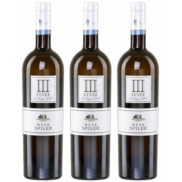 Domain Mega Spileo CuvéE Iii 3X 0,75L Weiß Trocken Cavino | Aus Griechenland-image