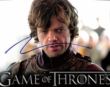 Peter Dinklage Signed 8x10 Game of Thrones Photograph Beckett Authenticated