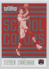 2016-17 Panini Contenders Draft Picks School Colors Stephen Zimmerman #19 cu0