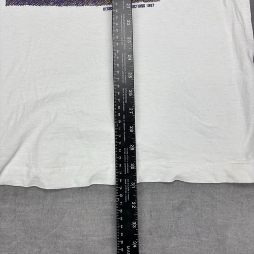 Vintage 1997 Selena Shirt Q Productions White Size Large - Afbeelding 9 van 12