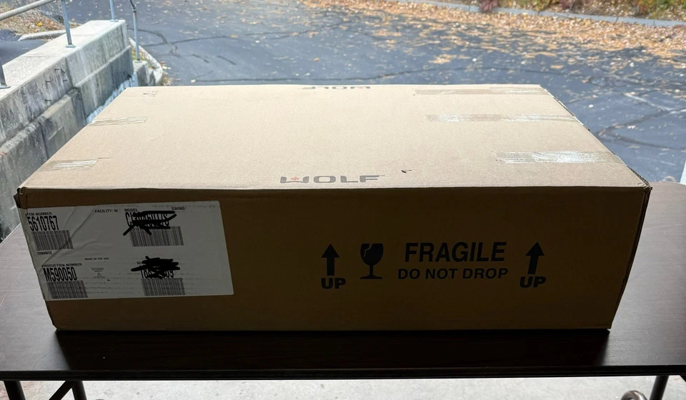 "Placa de inducción de transición Wolf 30"" CI304T/S - vidrio negro con borde de acero inoxidable" Foto 3 de 4