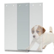 2pack Dog Door Replacement Flaps Size 9 3/4" x 17", Doggie Door Replacement F...