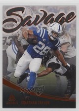 2025 Panini Luminance Savage Orange /100 Jonathan Taylor #4 0rd2