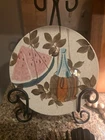 RARE Redwing Potteries Tampico TRIVET 6.5 Inch MCM Redwing, MN