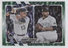 2021 Topps Update Rookie Combos Green Foil /499 Jordan Sheffield Alan Trejo 00gy