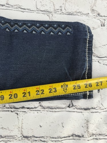 Miss Me Slim Boyfriend Ankle Denim Jeans Damen Gr. 28 bestickte Seiten - Bild 8 von 8