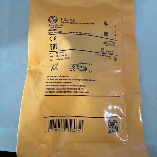 1PCS New For IFM IIC218 Proximity switch sensor - 第 1/4 張圖片
