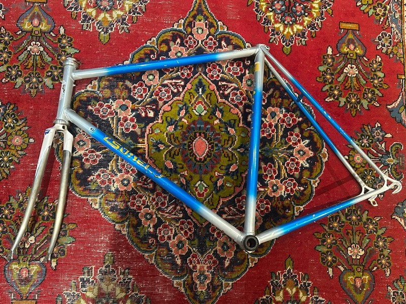 Vintage Somec Road Frame 57 Columbus, Campagnolo record headset